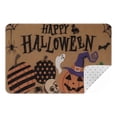 thumbnail image 3 of Happy Halloween Jack O'Lantern Doormat Spooky Indoor Outdoor Home Front Porch Rugs Witches Hat Brewing Carpet Gift Fall October Entrance Ornament, 3 of 8