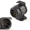 thumbnail image 3 of Secure Connection Trailer, Black Plastic Construction Weatherproof Adapter for Your Caravan Lighting Feed, 3 of 5