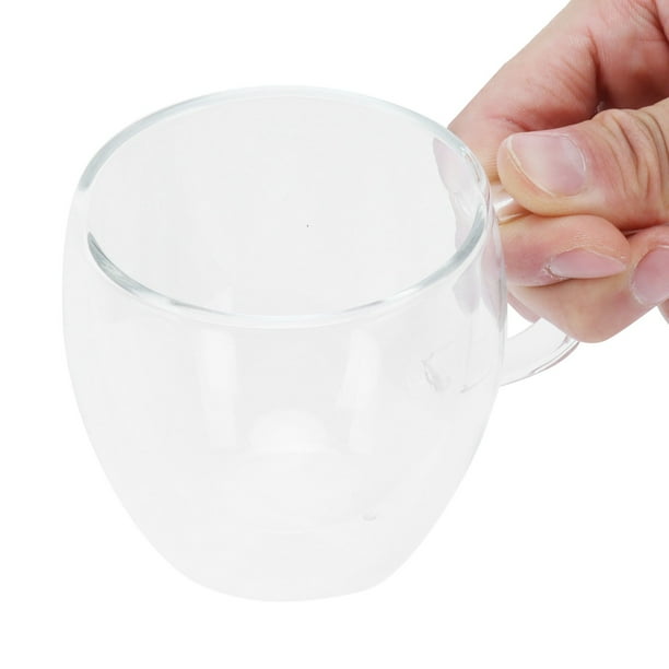 Taza de té Jadeshay de Vidrio de borosilicato alto transparente