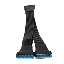Yammee USB3.0 Header Extension Cable, 19/20Pin 1 to 2 Splitter for Computer Mainboard