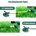 thumbnail image 2 of SEELOK Garden Sprinklers ，360° Adjustable Rotating, 3-Arms Irrigation System， for Yard Garden Lawn, 2 of 11