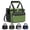 Green, variant on Holuxer Insulated Lunch Box for Men, Tactical Lunch bag for Women Lunch Cooler Bags with Adjustable Shoulder Strap - Reusable Waterproof Leakproof Large Lunchbox for Work Picnic School, Black