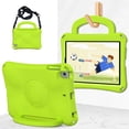 thumbnail image 4 of EVA Kids Case for iPad mini 1/2/3/4/5, Lightweight Convertible Handle Stand Child-Proof Shockproof Protective Rugged Case for iPad mini 1/2/3/4/5, Mint, 4 of 6