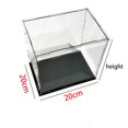 thumbnail image 3 of Vitrina de acrílico transparente a prueba de polvo, caja organizadora de escritorio para figuras de acción, modelos de automóviles, colecciones de arte y protección, 3 of 5