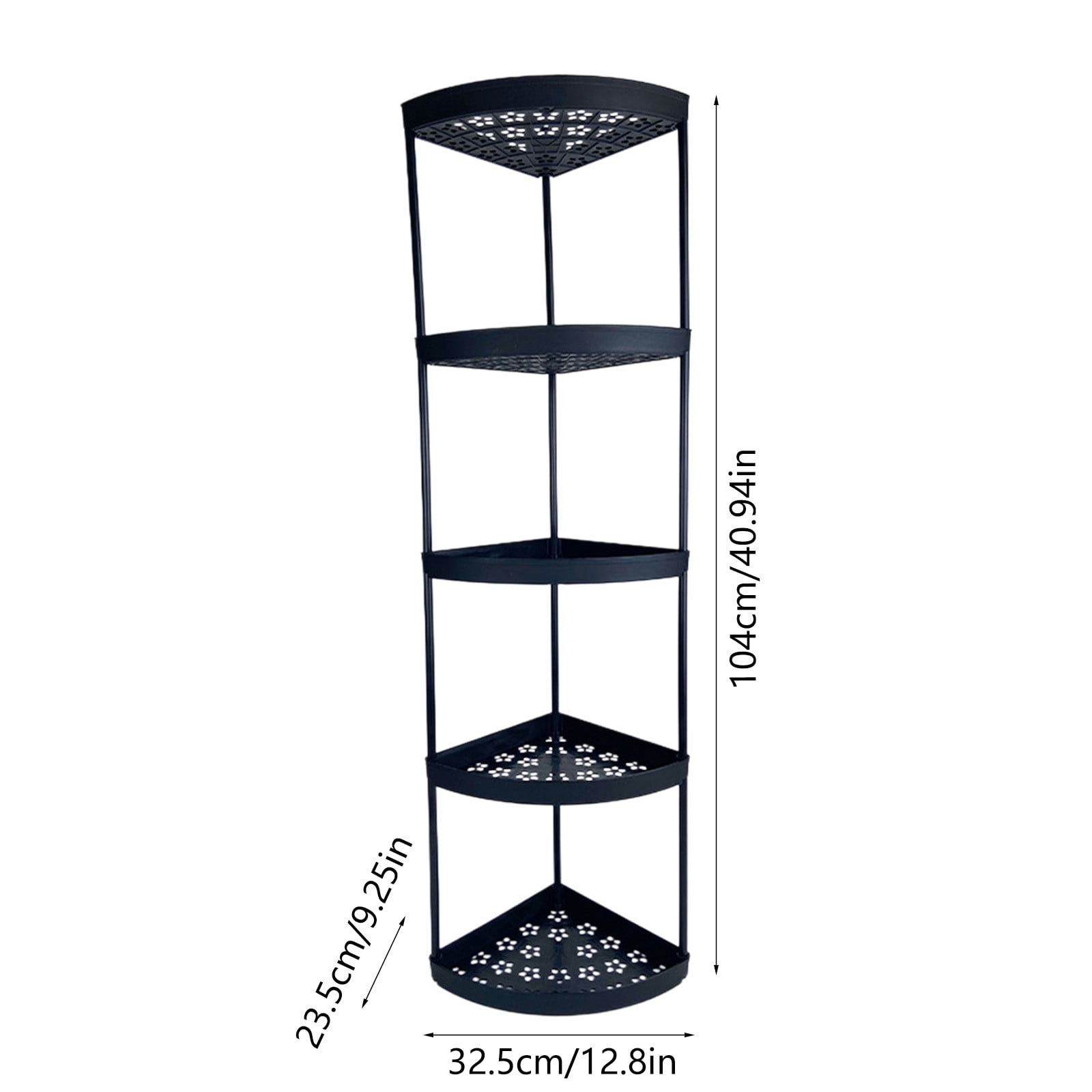 Gmogad Freestanding Corner Shelf Rack for Bathroom Bedroom Storage, Multi‑Layer Organizer for Toiletries Towels Skincare, Space Saving Solution for Small Corners Sturdy Versatile Easy to Assemble