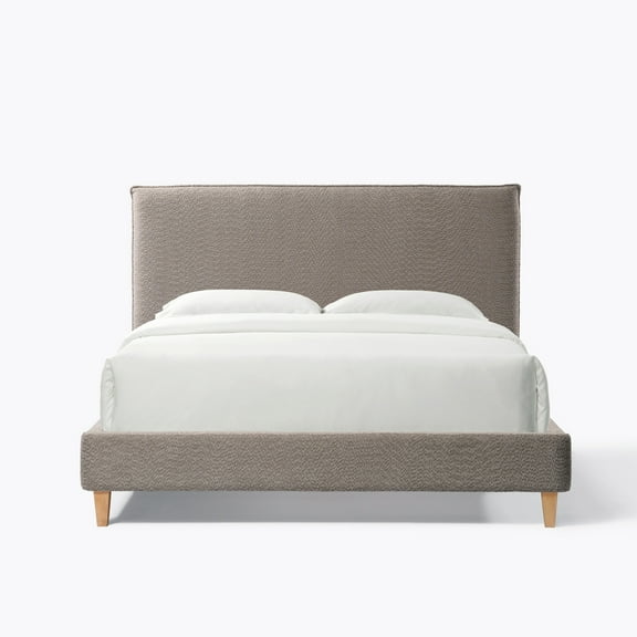 Miekor Furniture Vireo Upholstered Platform Bed - Tungsten Gray - Queen B5A1397