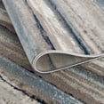 thumbnail image 2 of 2â€™ x 6â€™ Blue and Beige Distressed Stripes Area Rug, 2 of 15