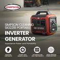 thumbnail image 2 of Simpson Cleaning SIG2218 1800 Watt Portable LED Display Inverter Generator, 2 of 11