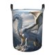 thumbnail image 1 of Fotbe Mountain White Dragon Cesto de Ropa con Asas, Cesto Impermeable de Gran Capacidad, Bolsa de Lavado para Dormitorio, Cesto de Ropa con Ruedas y Asas-Medium, 1 of 6