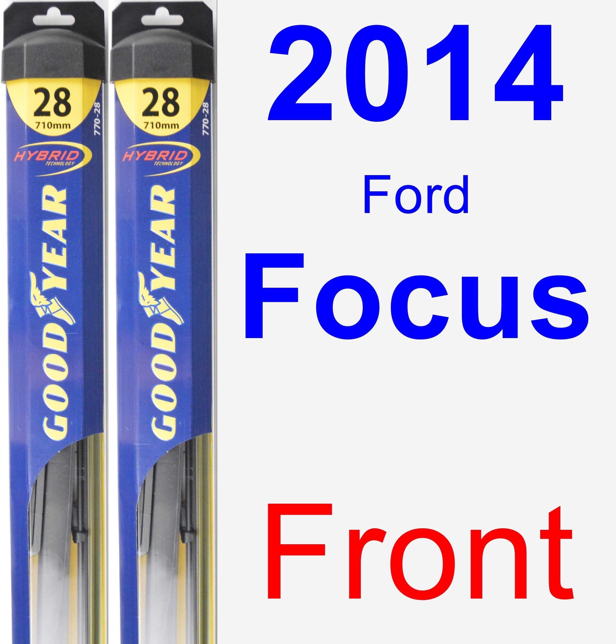 Ford Wiper Blade Size Chart