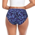 thumbnail image 3 of Womens Underwear abstract curly floral Cuteness No Show Seamless Underwear for Women, Soft Stretch Women's Panties, Hipster Ladies Panties Bikini Underwear Briefs, 3 of 6