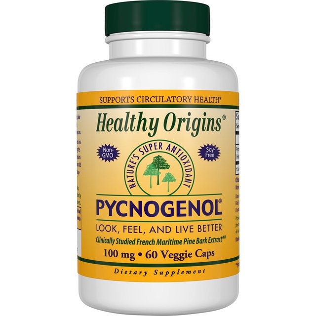 Healthy Origins - Pycnogenol 100 mg. - 60 Vegetarian Capsules