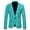 Light Blue, variant on Luxalzxs Sequin Blazer for Men Shiny Notched Collar One Button Slim Fit Tailcoat Suit Jacket Party Wedding Banquet Prom Tuxedo Blazer Dress Coat