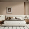 thumbnail image 3 of Fabric Texture PVC Fabric textile base Peel and Stick Wallpaper Self Adhesive Linen Look Wall cover Waterproof Washable Removable Vinyl Roll for Living Room Bedroom Accent Wall DIY Wallpaper self-adh, 3 of 13
