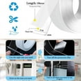 thumbnail image 2 of Extra Strong Double Sided Tape, Transparent Two Sided Tape with Strong Viscosity, Multifunctional Traceless Washable Adhesive Tape for Carpet, Kitchen or Office, etc., 2 of 5