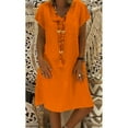 thumbnail image 2 of Robe d'Été pour Femmes Style Feminino Vestido T-Shirt Coton Décontractée Grande Taille Robe pour Dames, 2 of 6