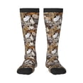 thumbnail image 1 of Fotbe Cut Cats Calcetas Divertidas Estampadas para Hombre y Mujer, Calcetas de Algodón hasta la Rodilla para Caminar, Correr, Enfermería y Embarazo, 1 of 6