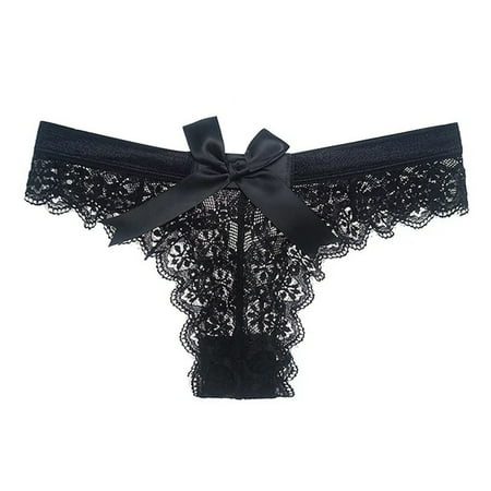 

Flirting Sexy Panties High Quality Materials Women Panties Set French Cut XL Black