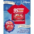 thumbnail image 2 of Pack de 2 Remeras para Niños de Cars de Disney con Diseño de Rayo McQueen, 2 of 7