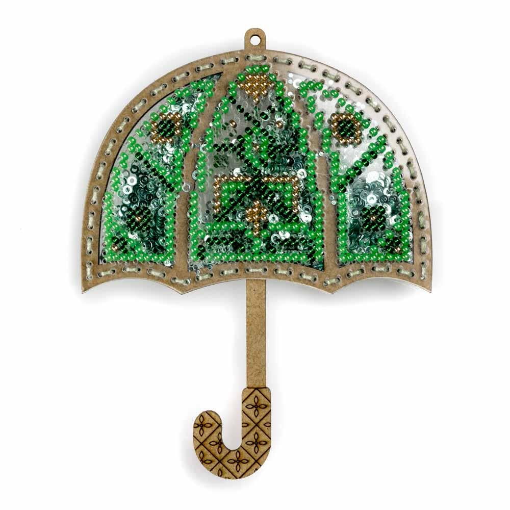 Set for embroidery with beads on a plastic base FLPL-071