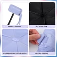 thumbnail image 7 of Bocaoying Mini Folding Umbrella with Case, Lightweight Portable Umbrella, Light Compact Rain Umbrella for Travel Outdoor Daily Use, Small Sun & Rain Pocket Umbrella for Girls and Women (Purple), 7 of 7