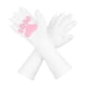 thumbnail image 1 of Guantes de peluche con forma de garra de gato, ideales para Halloween, cosplay, para hombres, mujeres, carnaval, adultos y adolescentes. Blanco, 1 of 9