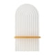 thumbnail image 3 of Estantería Bohemia,Estantes de pared de madera arcoíris con portavelas bohemio,Candelabro de pared con estante bohemio,Estante colgante moderno para decoración de baño.,Soporte Blanco, 3 of 9