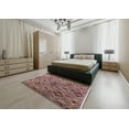 thumbnail image 4 of Ahgly Company Indoor Rectangle Mid-Century Modern Khaki Rose Pink Oriental Area Rugs, 8' x 12', 4 of 6
