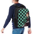 thumbnail image 5 of Demon Slayer 16 Inch Backpack with 2 Compartment, Large Capacity School Bookbags Casual Travel Daypack, 5 of 6
