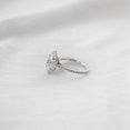 thumbnail image 3 of solitaire jewels 1.5CT Marquise Moissanite Halo Engagement Ring For Women, 18K White Gold, 3 of 8