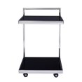 thumbnail image 3 of Pasargad Home Glass & Steel Serving Table, 3 of 5