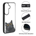thumbnail image 2 of WIRESTER Shockproof Soft Rubber Cover Case for Samsung Galaxy S26+ / S26 Plus 6.7" 2026, Black Bombay Kitten Cat, 2 of 5
