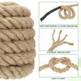 thumbnail image 4 of 1-1/4" x 50' Natural Jute String Twine Twisted Manila Rope Burlap Rope, 4 of 7