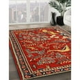 thumbnail image 2 of Ahgly Company Indoor Rectangle Traditional Orange Brown Animal Area Rugs, 2' x 5', 2 of 6
