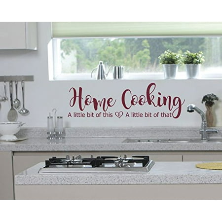 Home Cooking Little This Little That Vinyl Lettering Family Home