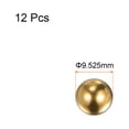 thumbnail image 2 of Uxcell 3/8-inch Precision Solid Brass Bearing Balls for Bearings Valves Decoration 12 Pack, 2 of 5