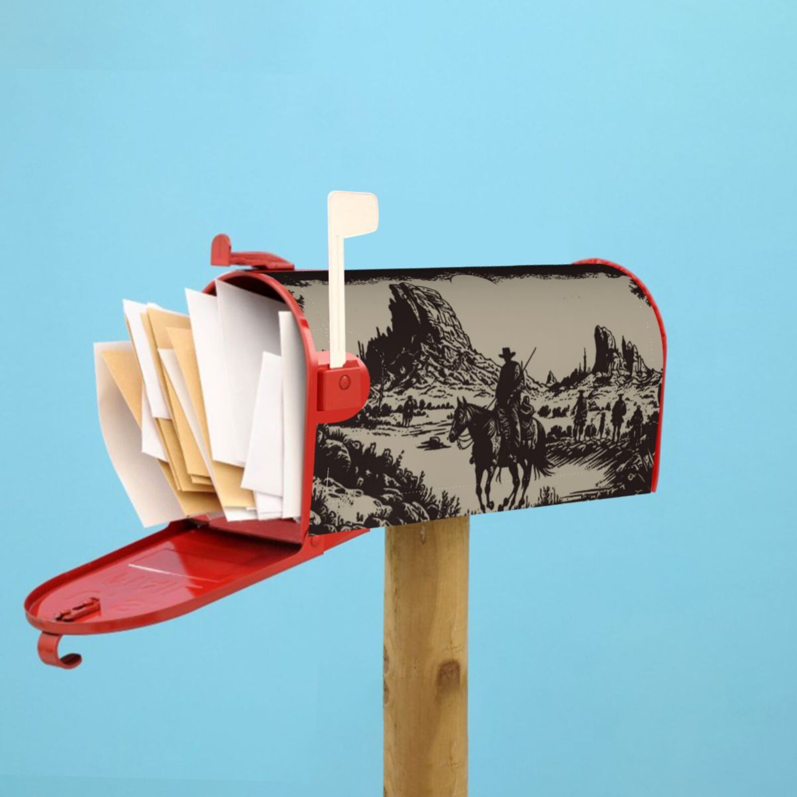 Kdxio Magnetic Mailbox Cover 25.5x21 in Mailbox Cover Outdoor Decoration Holiday Mailbox Covers for Home Garden Yard-25.5x21 in