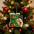thumbnail image 2 of Yyuenw Christmas Alphabet Ornaments, 3.15"/80mm 2D Acrylic Hanging Pendant Custom Name Xmas Tree Wreath Mantel Decor, 2 of 7