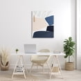 thumbnail image 2 of Stupell Indtries Stacked Abstract Shape Collage Modern Pink Blue Beige,30 x 40,Design by Victoria Barnes, 2 of 6