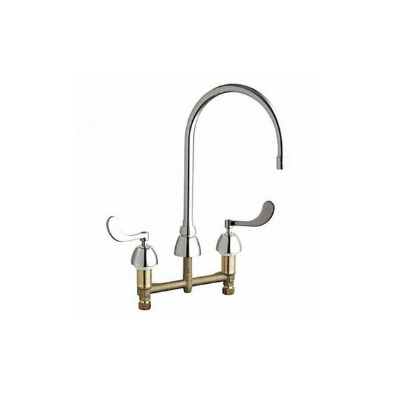 Chicago Faucet Gooseneck,Chrome,Chicago Faucets,786 786-GN8AE72ABCP