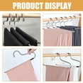 thumbnail image 5 of 6 Pcs Multi Purpose Hanger Space Saving Pants Hangers Coat Trouser Pantry, 5 of 6