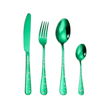 

Christmas Tableware Durable Exquisite Stainless Steel Cutlery Set