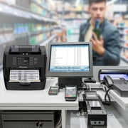 NUCOUN VC-3 Business Grade Bill Cash Counter Machine, Black
