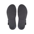 thumbnail image 5 of Sandalias casuales de plataforma con tiras en unicolor con correa ajustable al tobillo para mujer, 5 of 5