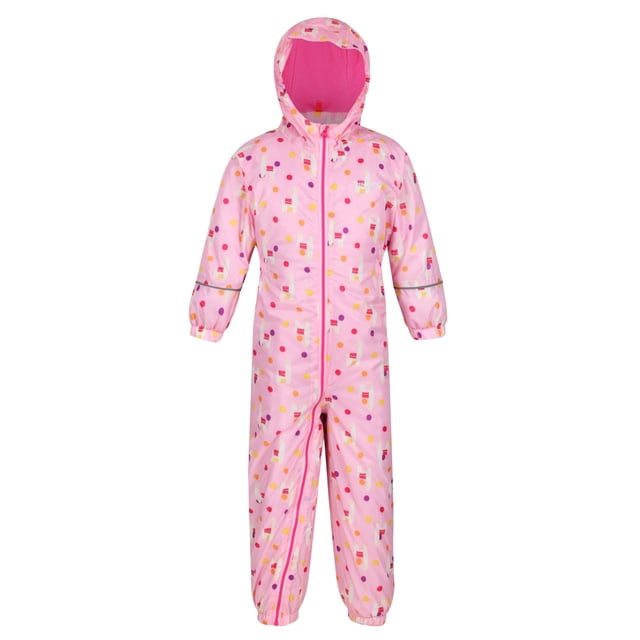 Regatta - Traje Impermeable Splat II Impreso para Niños/Niñas (Lila Dulce) Regatta UTRG3634_sweetlilac