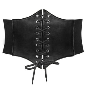 Whippy Women's Lace-Up Corset Waist Belt