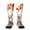 2 Black-2, variant on Three Goldfish Watercolor Splash Knee Socks, High Socks Long Stretchy Sock Women Knee High Stocking, Long Socks for Women