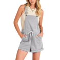 thumbnail image 2 of Cathalem Womens Rompers Jumpsuits Going Out Bodycon Jumpsuit Shorts,Gray XXL, 2 of 5