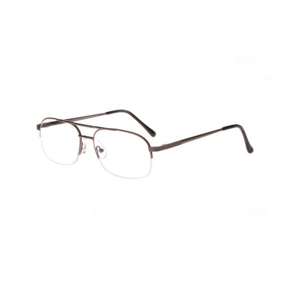 NEW HORIZON EYEWEAR Gunmetal GILLIGAN Eyeglasses 55mm with Case