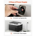 thumbnail image 3 of VEVOR 12 Volt Car Refrigerator, 42.3QT/40L Car Fridge, Portable Electric Cooler with -4℉~68℉ Adjustable Temperature, 12/24V DC and 100- 240V AC Compressor Freezer, 3 of 9